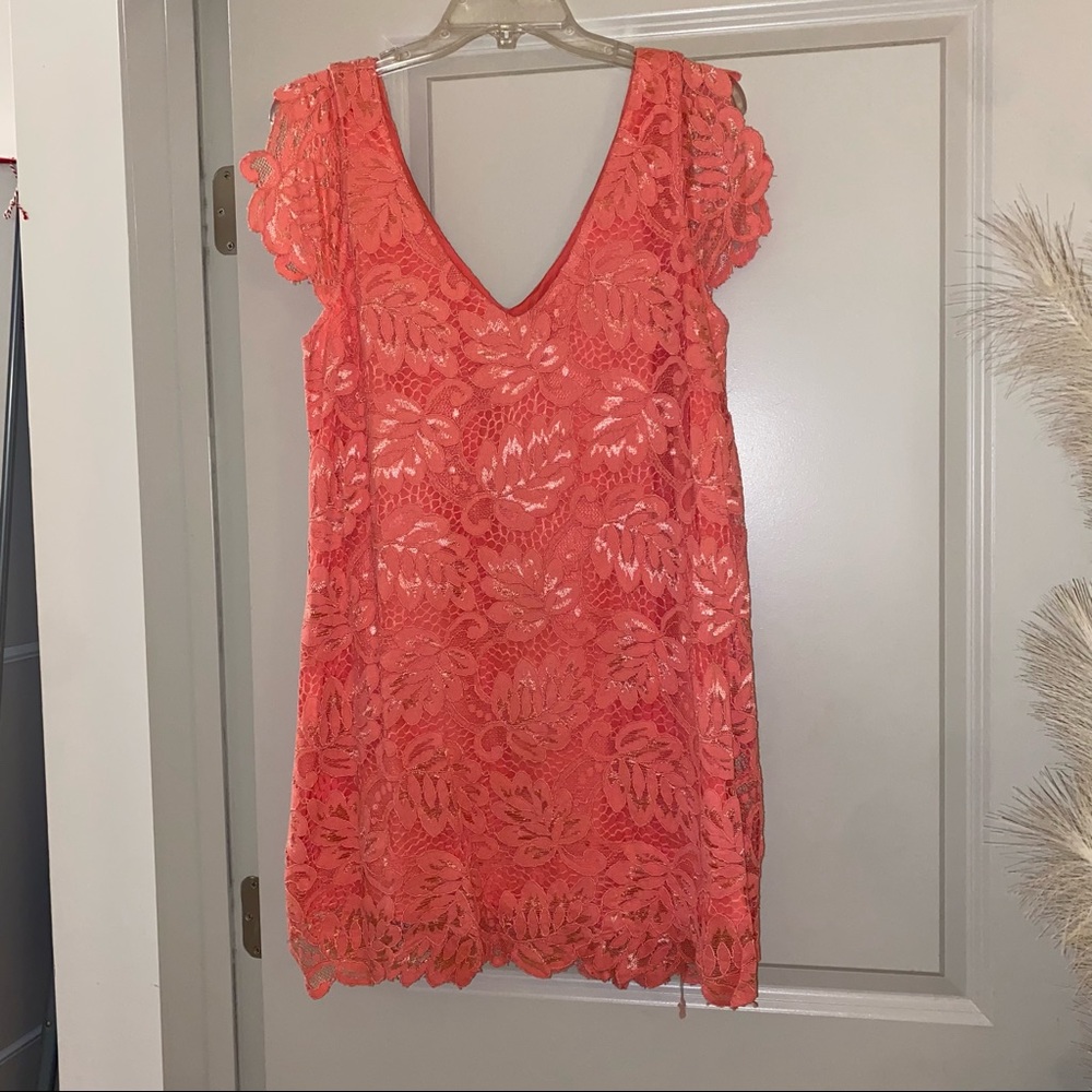 BB Dakota dress in coral, Size M